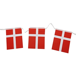 Dannebrog Flagguirlande