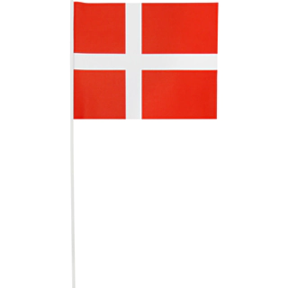 Dannebrog Flag På Pind