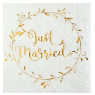 Just Married Servietter