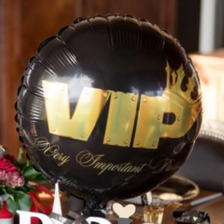 Rund VIP Folieballon