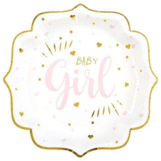 Baby Girl Paptallerkener