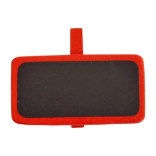 Mini Tavle Bordkort Rød