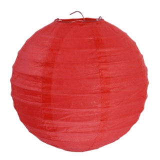 Papirlanterne Rød