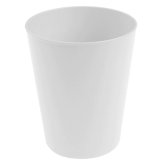Genanvendelige Plastkrus Hvid