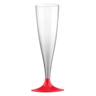 Tynde Champagneglas Rød