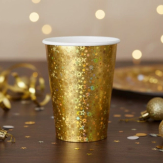 Glitrende Papkrus Guld
