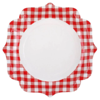Ternede Picnic Paptallerkener