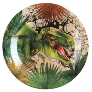 T-Rex Dinosaur Paptallerkener