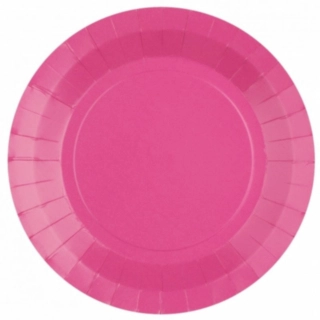 Paptallerkener Pink