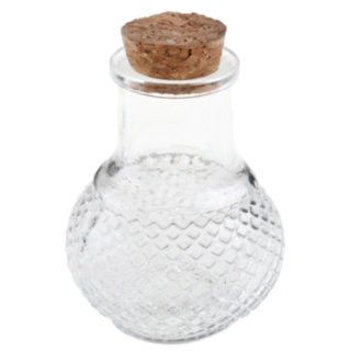 Vintage Glasflaske Med Korkprop