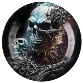 Horror Skelet Paptallerkener