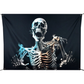 Horror Skelet Banner Baggrund