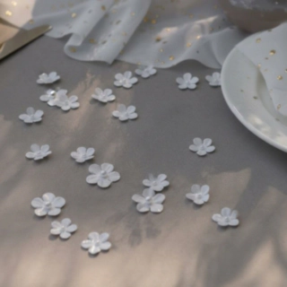 Blomsterkonfetti Hvid