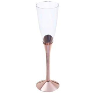 Flute Skrå Champagneglas Rosaguld