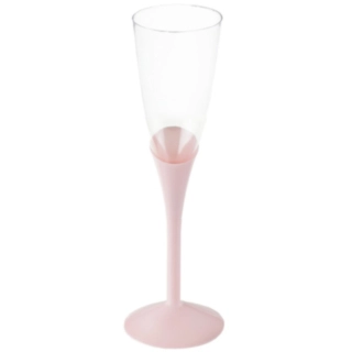 Flute Skrå Champagneglas Lyserød