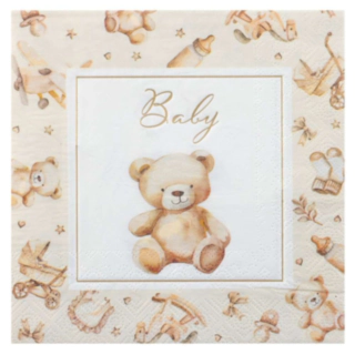 Little Teddy Servietter Elfenben