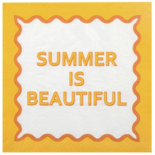 Summer Vibes Servietter Gul