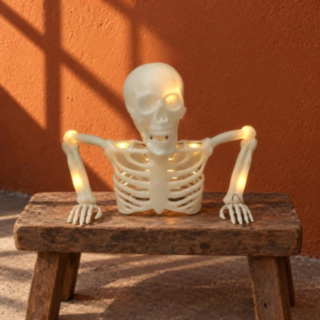Skelettorso Med Lys