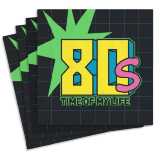 80'er Time Of My Life Servietter