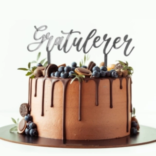 Gratulerer Kagetopper Sølv