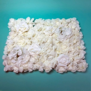 Blomster Panel Hvid