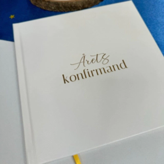Konfirmation Gæstebog Kunstlæder