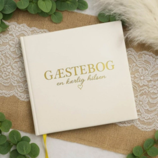 Gæstebog En Kærlig Hilsen Hvid