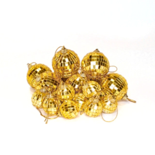 Diskokugler Guld 3-5 cm