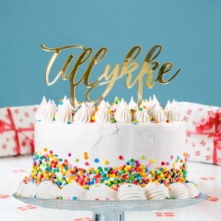 Tillykke Kagetopper Guld