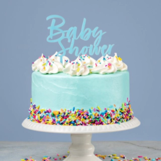Babyshower Kagetopper Blå