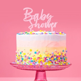 Babyshower Kagetopper Pink