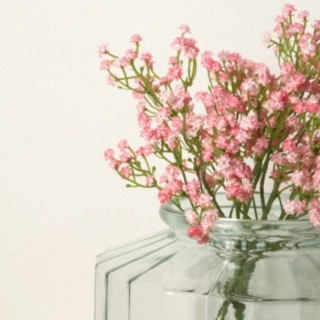 Brudeslør Blomster Lyserød