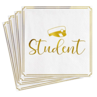 Student Servietter Guld