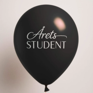 Årets Student Balloner Sort