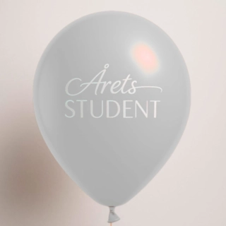 Årets Student Balloner Grå
