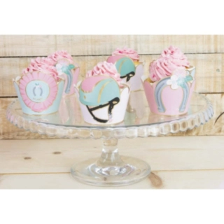 Heste Ridesport Cupcake Wrappers