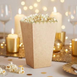 Popcornbægre Kraft/Guld