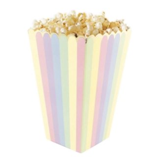 Regnbue Popcornbægre Guld/Pastel