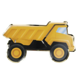 Byggeplads Dumper Paptallerkener