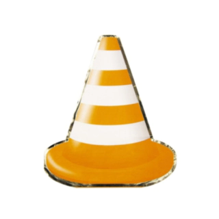 Byggeplads Trafikkegle Servietter