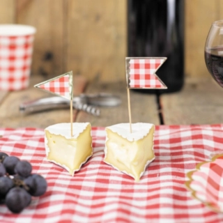 Ternede Picnic Vimpelflag Kagepinde