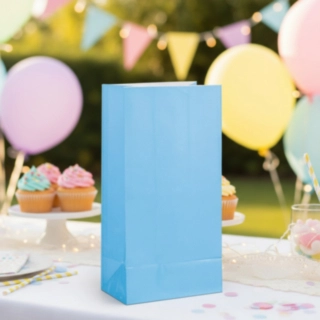 Party Papirsposer Lyseblå