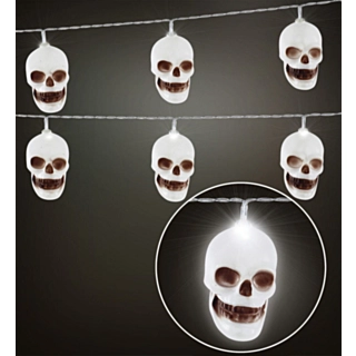 Dødningehoved LED Lyskæde