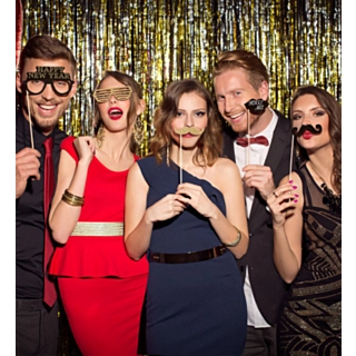 Nytår photoboot rekvisitter
