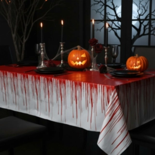 Blodig halloween dug