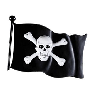 Plastik Piratflag