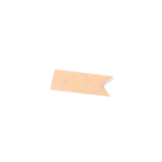 Vimpelformede Etiketter Kraftpapir