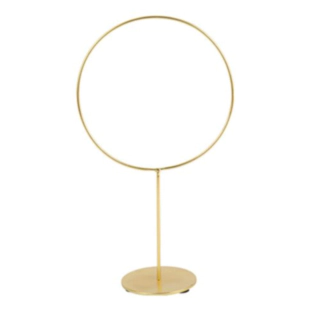 Dekorativ Cirkel Metal Guld