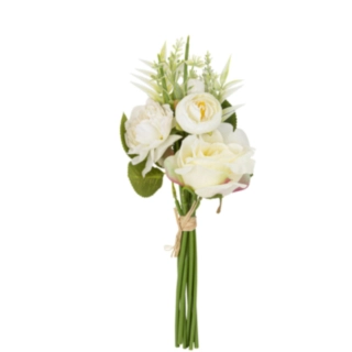Kunstig Blomsterbuket Elfenben