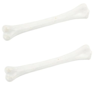 Dekorative Knogler Resin Hvid 2-pak
